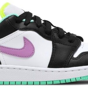 Air Jordan 1 Low GS 'White Violet Shock'